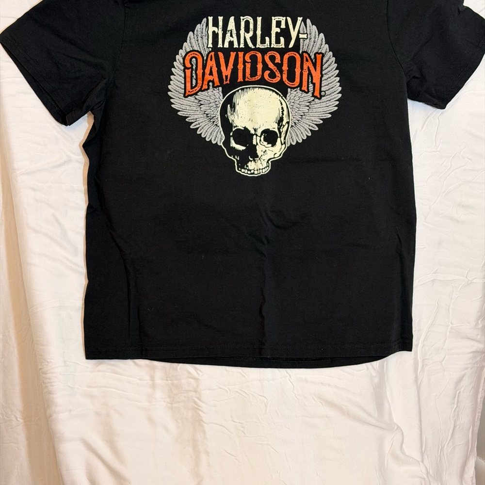 Harley-Davidson Black Graphic T-Shirt – Men’s 2XL – Manassas, VA